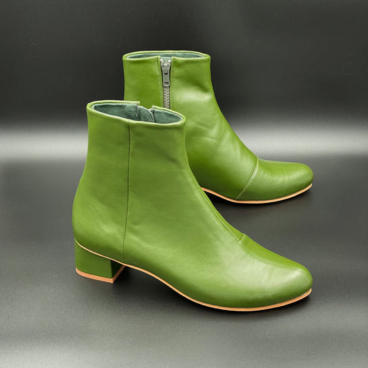 Lizzy Boot [Green Cactus Leather]